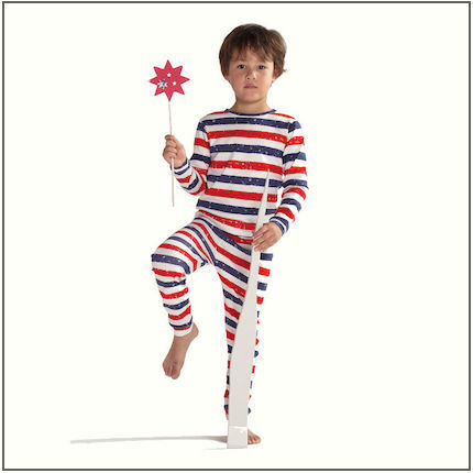 Patriot Act Stripe Long Johns by maus house