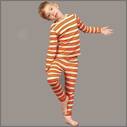 Grrreat Stripe Print Long Johns by maus house