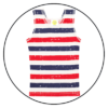 Patriot Act Stripe Unisex Singlet by maus house