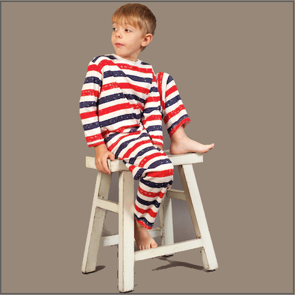 Patriot Act Stripe Loose Johns  by maus house